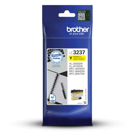 Brother LC3237Y - žlutá, originální; LC3237Y