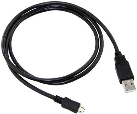 C-TECH USB 2.0 AM/Micro, 0,5m, černý; CB-USB2M-05B