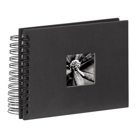 Hama album klasické spirálové FINE ART 24x17 cm, 50 stran, černé; 90150