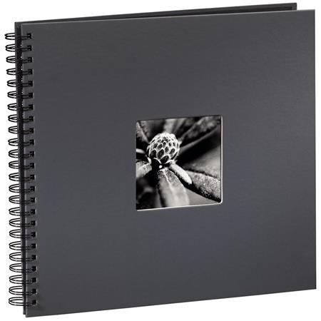 Hama album klasické spirálové FINE ART 36x32 cm, 50 stran, šedé; 94874