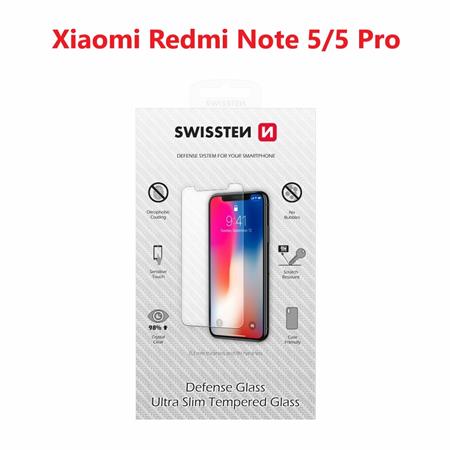 Swissten ochranné temperované sklo  Xiaomi Redmi Note 5/5 pro RE 2,5D; 74511793