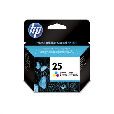 HP 25 (51625A, barevný) - po expiraci - originální; 51625AE