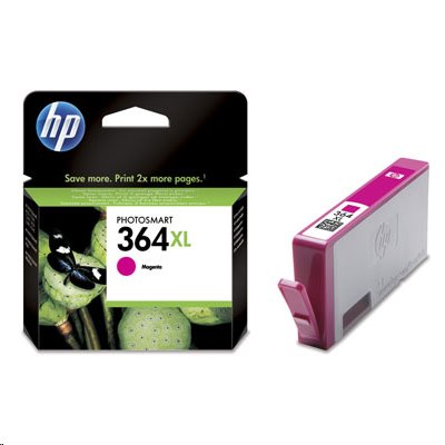 HP 364XL (CB324EE, purpurová) - po expiraci - originální; CB324EE