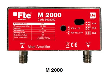 FTE M2000 LTE předzesilovač UHF; IST-AIPFT13247