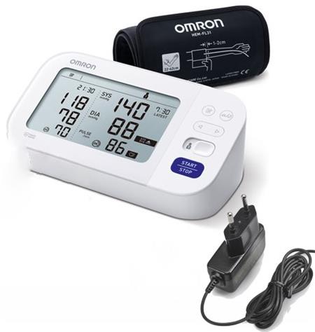 Tonometr OMRON M6 Comfort s AFib +ZDROJ (SET); 8711