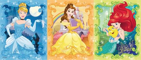 RAVENSBURGER Panoramatické puzzle Překrásné Disney princezny XXL 200 dílků; 123687