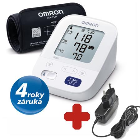 Tonometr OMRON M3 Comfort intelli +ZDROJ (SET); 8721