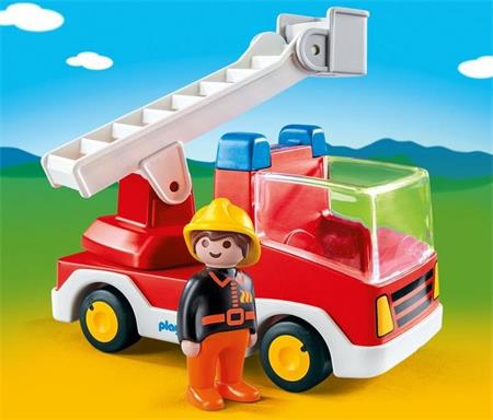 PLAYMOBIL Hasičské auto (1.2.3) 6967; 20045