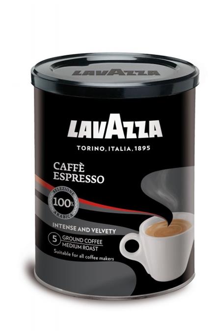 Lavazza Caffe Espresso - mletá, dóza, 250 g; KAVA