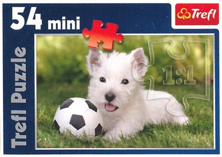 TREFL Puzzle Štěňátko s míčem 54 dílků; 9769