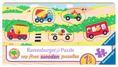 RAVENSBURGER Vkládačka První dopravní prostředky; 122908