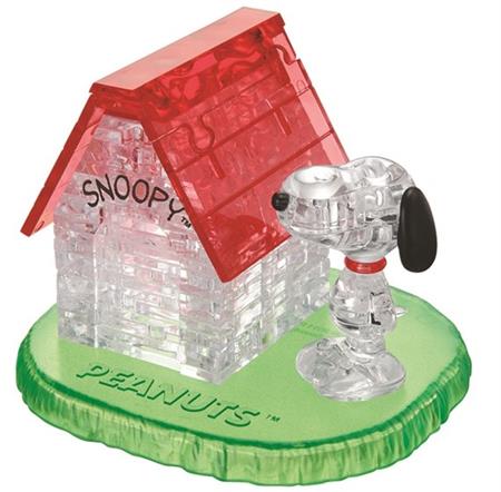 HCM KINZEL 3D Crystal puzzle Snoopy a domek 50 dílků; 6597