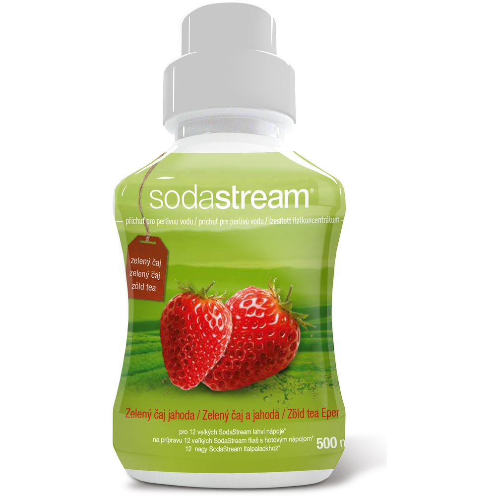 Sodastream Příchuť ZELENÝ ČAJ - JAHODA 500ml; 42003931