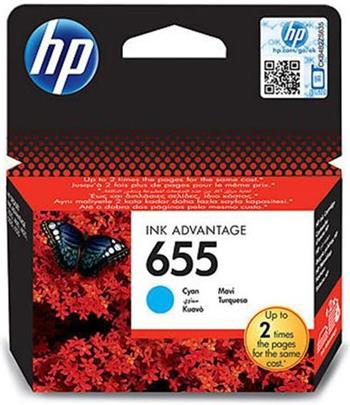 HP 655 (CZ110AE, azurová) - originální; CZ110AE