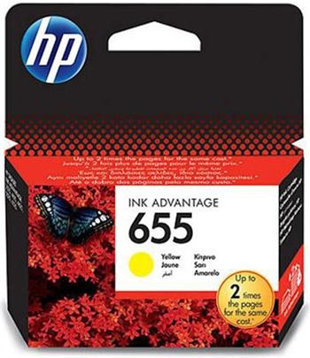 HP 655 (CZ112AE, žlutá) - originální; CZ112AE