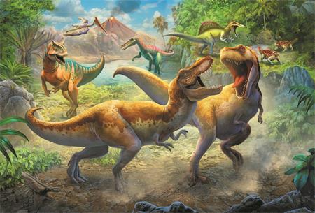 TREFL Puzzle Dinosauří souboj 160 dílků; 123990