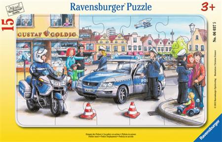 RAVENSBURGER Puzzle Policie 15 dílků; 7425