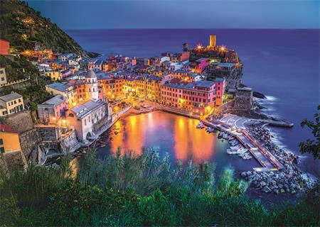 TREFL Puzzle Vernazza za soumraku, Itálie 2000 dílků; 117324