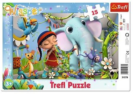 TREFL Puzzle Wissper: Melodie přátelství 15 dílků; 123259