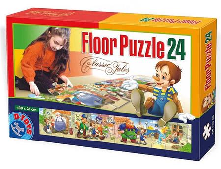 D-TOYS Puzzle Pinocchio MAXI 24 dílků; 124418