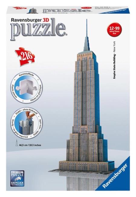 RAVENSBURGER 3D puzzle Empire State Building, New York 216 dílků; 2605