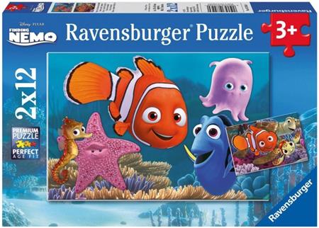 RAVENSBURGER Puzzle Hledá se Nemo 2x12 dílků; 111961