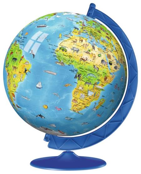 RAVENSBURGER Puzzleball Dětský globus se zvířátky (anglický) 180 dílků; 118508