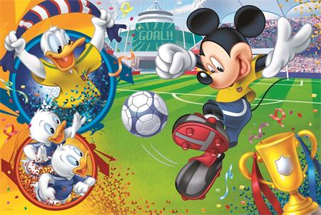 TREFL Puzzle Mickey Mouse na fotbale 100 dílků; 125163