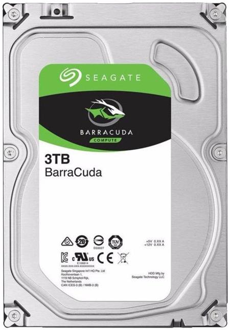 Seagate BarraCuda 3,5" - 3TB; ST3000DM007