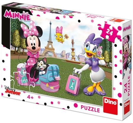 DINO Puzzle Minnie v Paříži 24 dílků; 122384