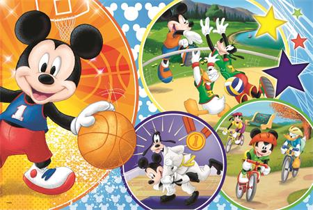 TREFL Puzzle Mickey Mouse sportuje MAXI 24 dílků; 125159