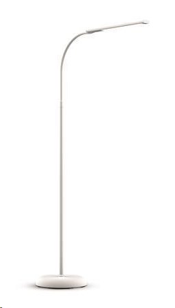 Maul Stojací lampa "Pirro", bílá, LED, nastavitelná, kancelářská; VLM8234802
