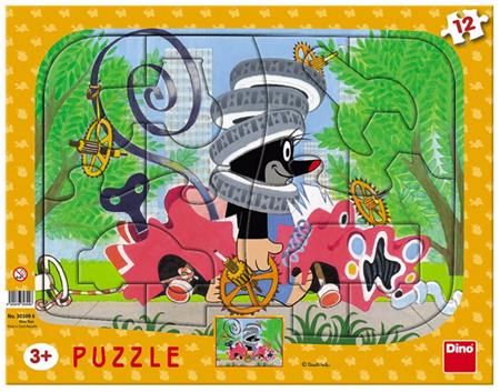 DINO Puzzle Krtek opravář 12 dílků; 122385