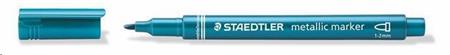 Staedtler Dekorační popisovač, metalická modrá, 1-2 mm, kuželový hrot; TS8323373