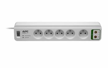 APC Essential SurgeArrest, přepěťová ochrana, 5 zásuvek, ochrana TV+coax; PM5V-FR