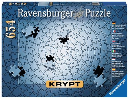 RAVENSBURGER Puzzle KRYPT (barva stříbrná) 654 dílků; 1777