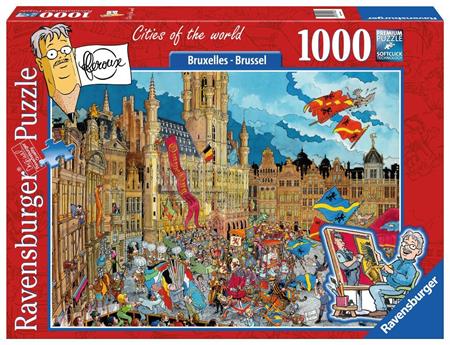 RAVENSBURGER Puzzle Města světa: Brusel 1000 dílků; 127205