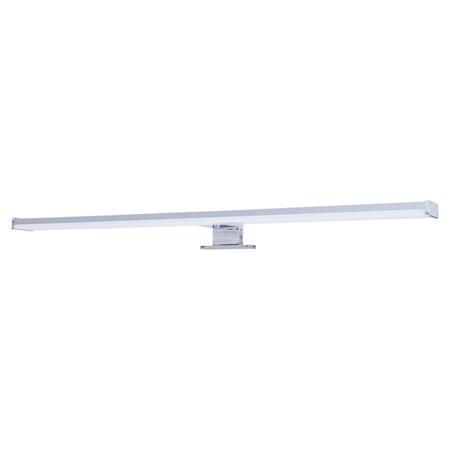 Solight LED koupelnové osvětlení nad zrcadlo, 12W, 900lm, 4000K, IP44, 60cm, stříbrné; WO748