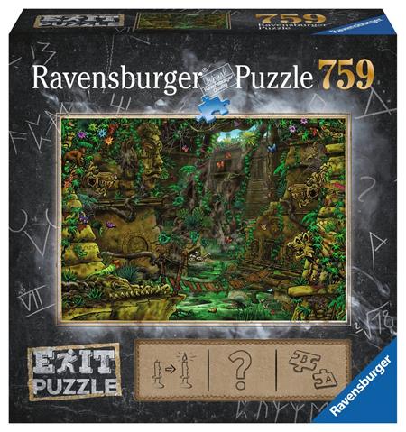 RAVENSBURGER Únikové EXIT puzzle Tajemný chrám 759 dílků; 124914