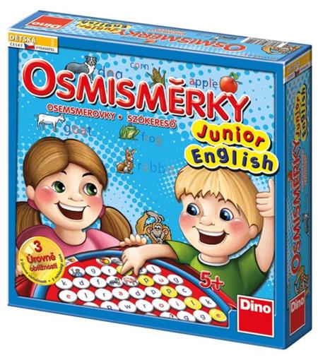 DINO Osmisměrky Junior English; 22929