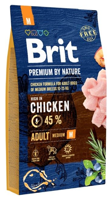 Brit Premium by Nature Adult M 15 kg; 94989