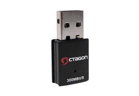 Wi-Fi USB adaptér Dongle 2,4GHz OCTAGON WL018 300Mb/s; SPR-4746930