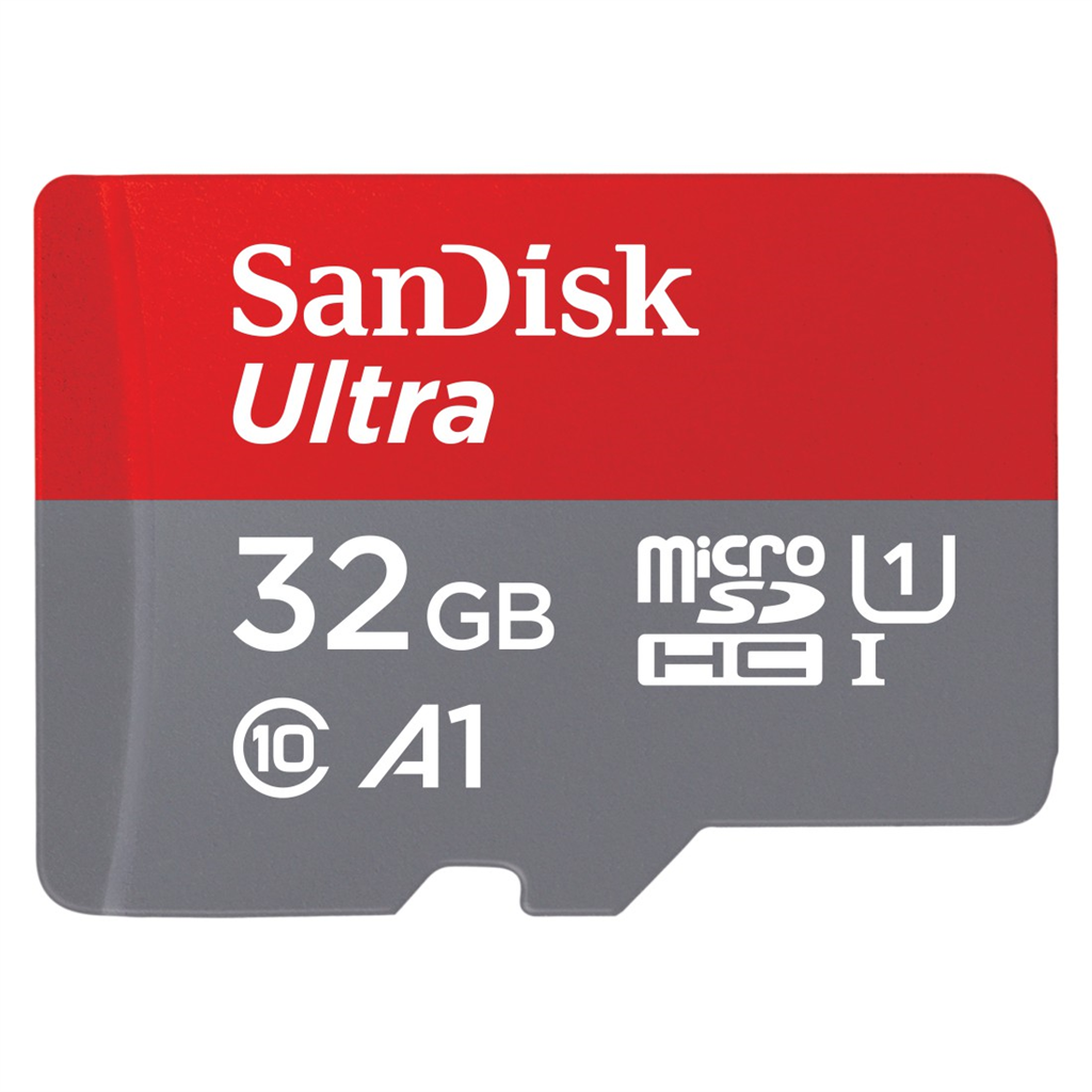 SanDisk Ultra microSDHC 32 GB 120 MB/s  A1 Class 10 UHS-I; SDSQUA4-032G-GN6MA