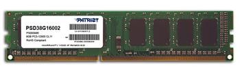 PATRIOT 8GB DDR3 (1600MHz) CL11; PSD38G16002