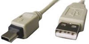 GEMBIRD C-TECH Kabel USB A-MINI 5PM, 2.0, 1,8m; CC-USB2-AM5P-6