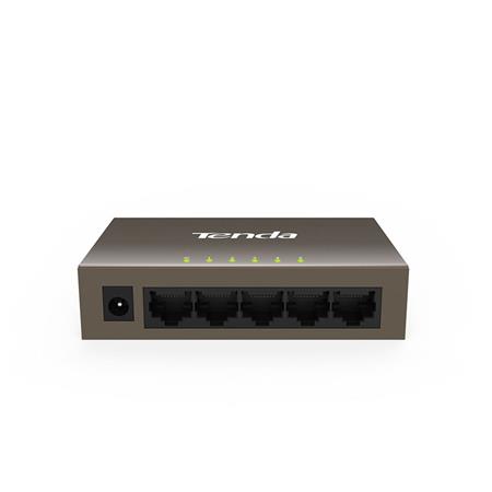 Tenda TEF1005D - 5-port Fast Ethernet Switch, 10/100Mbps, Fanless, Kov; TEF1005D