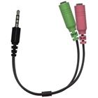 Genius audio adaptér 2x female 3,5mm jack na 1x male 3,5" jack