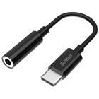 Genius ACC-C100 redukce z 3,5mm audio jack na USB-C, černá