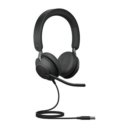 Jabra Evolve2 40 SE Stereo USB Drát Černá