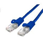 Kabel C-TECH patchcord Cat6, UTP, modrý, 0,5m